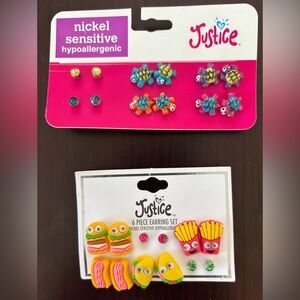 ❄️5/$25❄️ Justice Earings- Earring Sets For Girls 12 Pairs